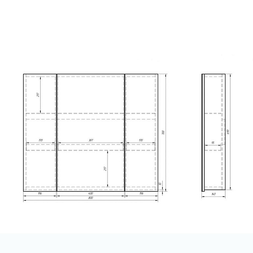Owl 1975 Мебель для ванной Vind 80 – картинка-11