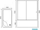 Royal Bath Душевой уголок RB 8120BP-T-BL 120х80х200 L – картинка-10