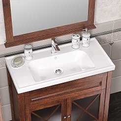 Opadiris Тумба под раковину Палермо 80 светлый орех – фотография-5