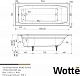Wotte Ванна чугунная Forma 170х70 – картинка-6