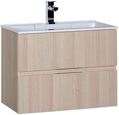 Aquanet Тумба с раковиной Алвита 70 ясень коимбро – фотография-1