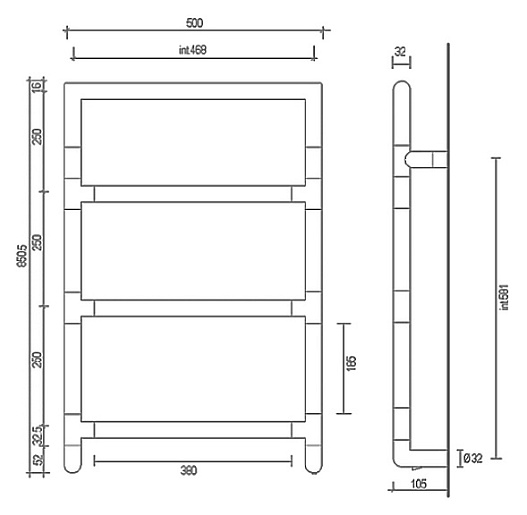 Margaroli Полотенцесушитель Sereno 5-582/AQ – фотография-2