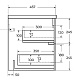 Cezares Тумба с раковиной Duet-N 100 подвесная grafito – фотография-25
