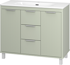 Brevita Мебель для ванной Risacca Pistachio 100 фисташковый – фотография-5