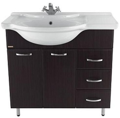 Водолей Тумба с раковиной Колумбия 90 R венге – фотография-1