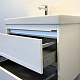 Comforty Тумба с раковиной Дублин 90 подвесная белая – картинка-17