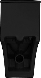 Azario Унитаз-моноблок Gressa AZ-1111MB безободковый с бачком с сиденьем микролифт черный матовый – фотография-8