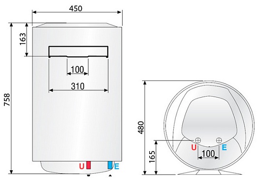 Ariston Водонагреватель накопительный ABS Pro R 80 V – фотография-2