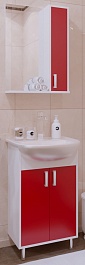 Corozo Мебель для ванной Колор 50, красная – фотография-1