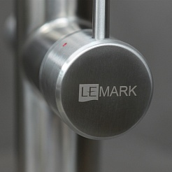 Lemark Смеситель для кухни Expert LM5083S-Gray серый/сталь – фотография-3