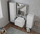 Mixline Мебель для ванной Виктория 60 R подвесная белая софт – картинка-20