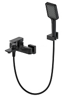 Oliveeka Смеситель для вынны с душем D OL-639003A-MB черный матовый