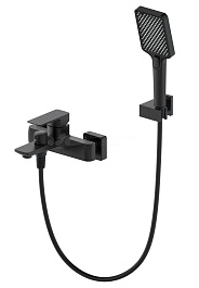 Oliveeka Смеситель для вынны с душем D OL-639003A-MB черный матовый – фотография-1