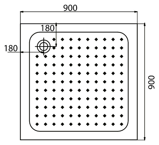  Поддон для душа "Nobile EF-8030" – фотография-2