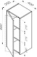 Am.Pm Навесной шкаф Func 40x90 белый глянцевый – фотография-12