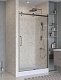BelBagno Душевая дверь в нишу Marino MARINO-2-BF-1-110-C-GM 110x195 профиль оружейная сталь стекло прозрачное – фотография-11