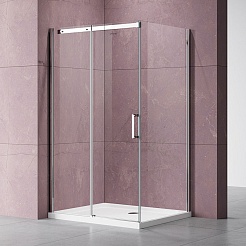 Vincea Душевой уголок Dice 160x80 VSR-4D8016CL профиль хром стекло прозрачное – фотография-2