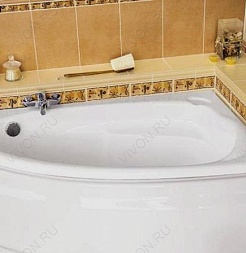Cersanit Акриловая ванна "Joanna" 150 R, белая – фотография-2