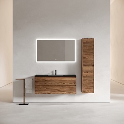 Sancos Тумба с раковиной Libra 120-1 дуб чарльстон раковина Element 121 CN7006MB – фотография-4