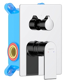 Aquatek Смеситель для душа и ванны Лира AQ1446CR хром – фотография-1