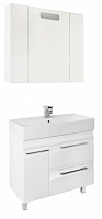 Водолей Мебель для ванной "Мальта 90" белая, с ящиками