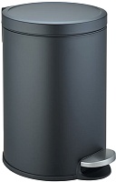 WeltWasser Ведро для мусора WW Lora BL 20L черное матовое