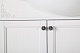 ASB-Woodline Мебель для ванной Салерно 105 белый (патина серебро), массив ясеня – фотография-16