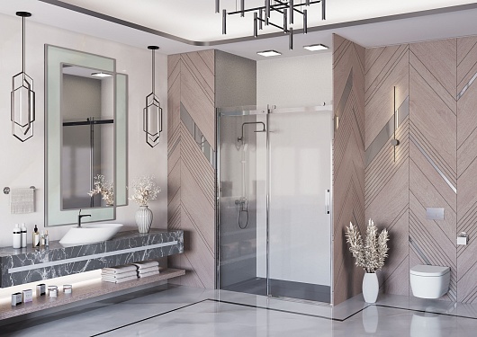 Ambassador Душевая дверь в нишу Benefit 160 19021105HX – картинка-3