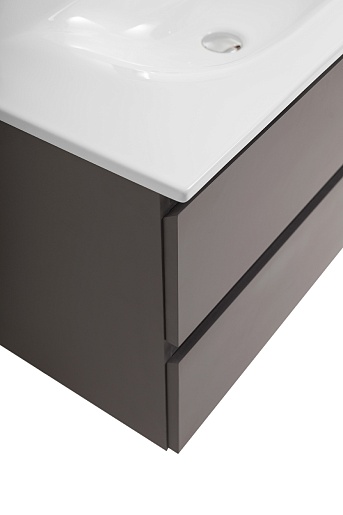 BelBagno Тумба под раковину Kraft 90 подвесная Темно-Серый матовый – картинка-5