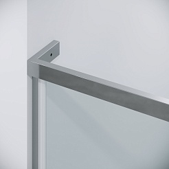 Grossman  Душевой уголок Pragma 110x90x195 профиль хром стекло прозрачное – фотография-8