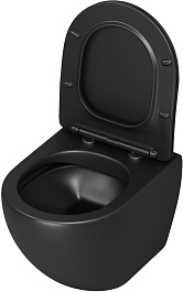 Grossman Унитаз подвесной Color GR-4455BMS черный матовый – фотография-3
