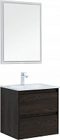 Aquanet Мебель для ванной Nova Lite 60 (Арт) подвесная дуб черный