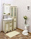 Sanflor Мебель для ванной Адель 65 белая, патина золото – фотография-16