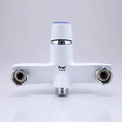 Frap Смеситель для ванны H34 F2234 белый/хром – фотография-3