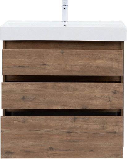 Aquanet Тумба под раковину Nova Lite 85 дуб рустикальный – картинка-7