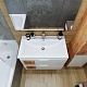 Бриклаер Мебель для ванной Форест 80 Mario подвесная белый/дуб золотой – фотография-18