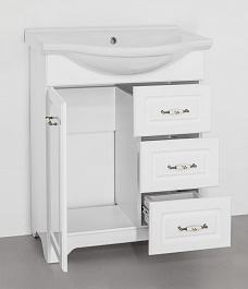 Style Line Мебель для ванной Олеандр-2 65 белая – фотография-7