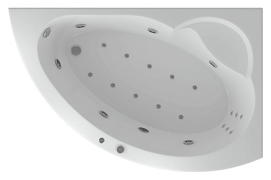 Aquatek Акриловая ванна Аякс 2 R с экраном – картинка-3
