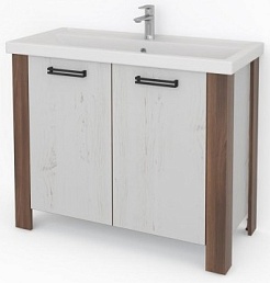 Какса-а Тумба с раковиной Лидер 100 – фотография-1