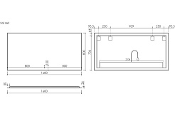 Sancos Зеркало Square 160 SQ1600 – фотография-3