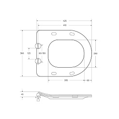 BelBagno Крышка-сиденье Uno BB3105SC с микролифтом – фотография-2
