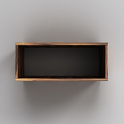 Am.Pm Ниша для хранения Func 60x25 темное дерево – фотография-2