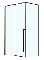 Azario Душевой уголок Male 90/90 стекло прозрачное профиль матовый черный