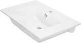 Mixline Мебельная раковина Sanita Luxe Quadro 75 белая