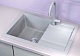 Florentina Мойка гранитная Липси 760 с углубленным крылом жасмин – фотография-6