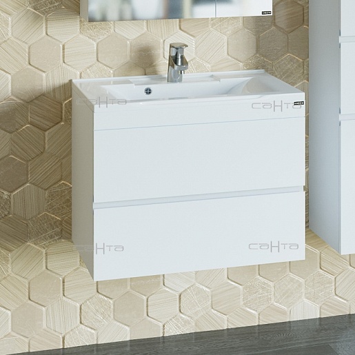 СанТа Тумба для умывальника Марс 65 подвесная – фото, картинка, фотография-1