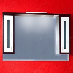 Бриклаер Зеркальный шкаф Бали 120 венге – фотография-2