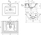 Водолей Раковина мебельная Euphoria 60 MYJOYS – фотография-4