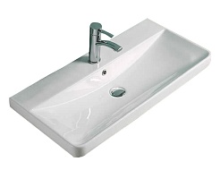 Equil Тумба с раковиной Eltoro 80 2 ящика подвесная черный софт – фотография-9