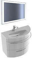 De Aqua Мебель для ванной Эскалада 100 L, зеркало Сити